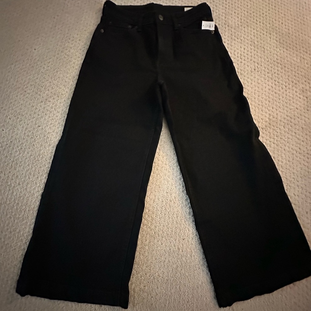 Black Wide-Leg Pants